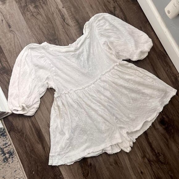 Free People Beach Beyond Obsessed Boho Cottage Romper - Picture 3 of 8